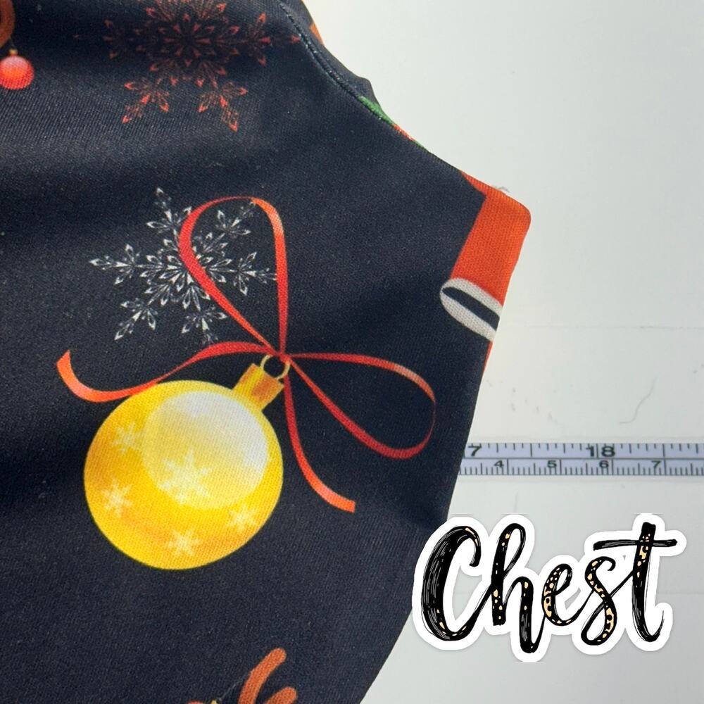 Ouges Floral Fit & Flare Christmas Print Dress M … - image 8